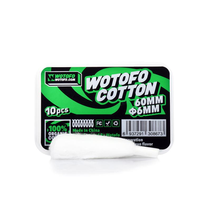 Wotofo Agleted Organic Cotton 6MM 10Pcs