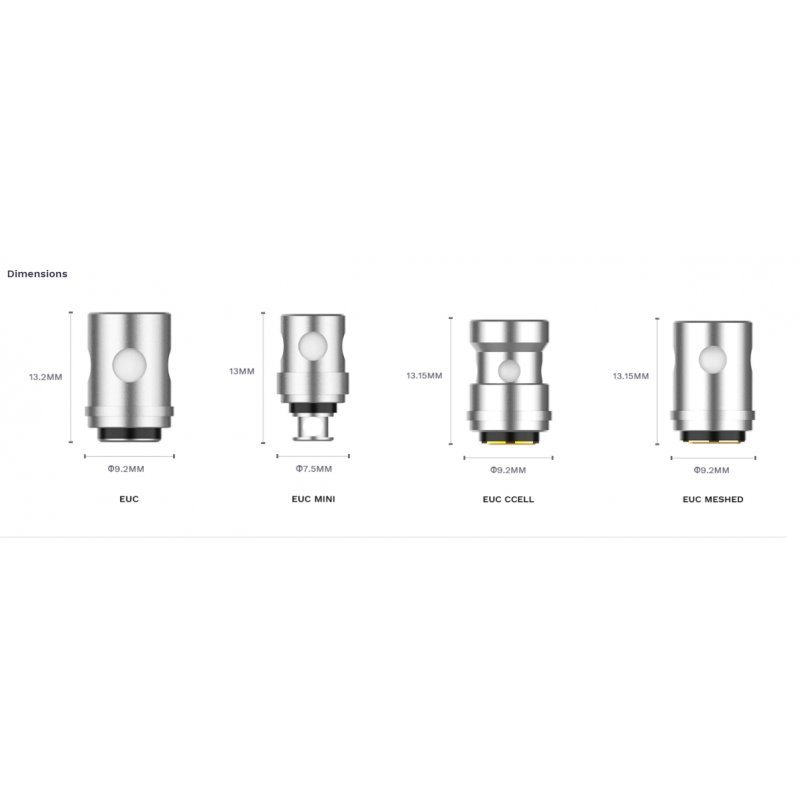 Vaporesso EUC Mini Coils for Drizzle Tank