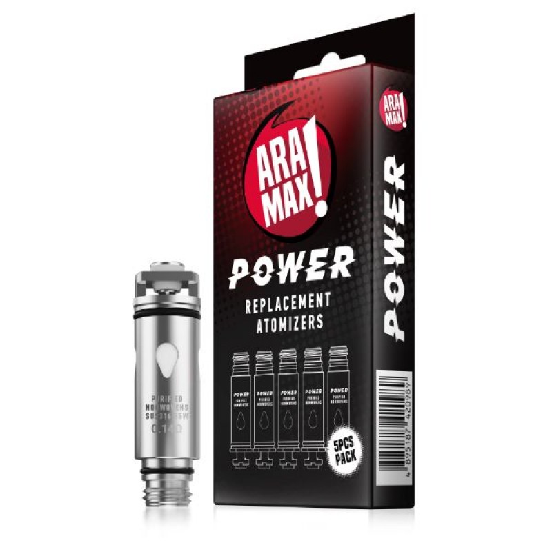 Aramax Power Replacement Atomizers 1pcs